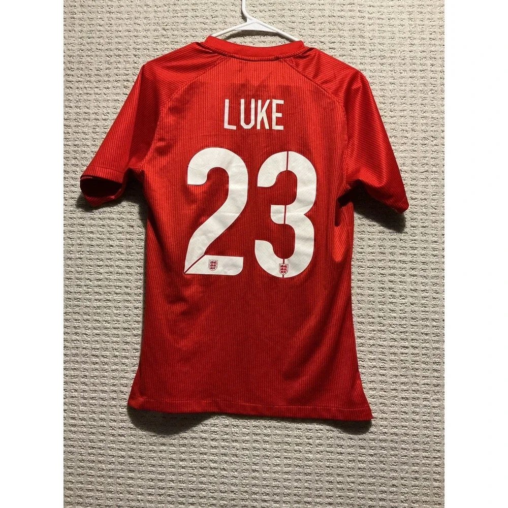 Nike England 2014 World Champion FIFA Away Jersey S Authentic 000195449 #23